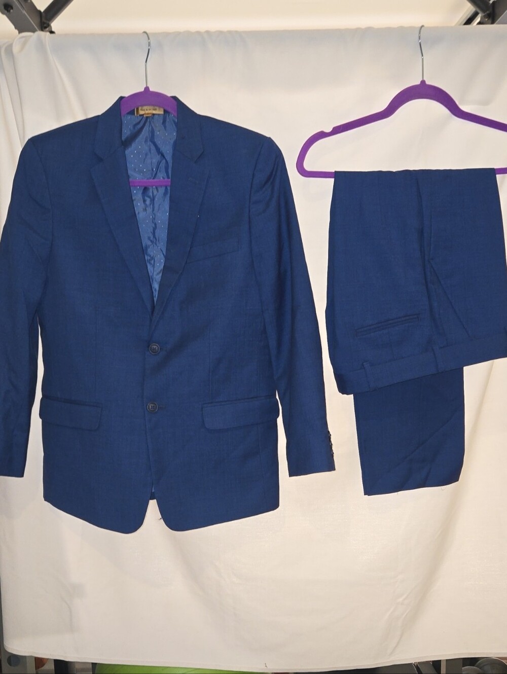 Class Club Boys Navy Blue Two-Piece Suit Set
